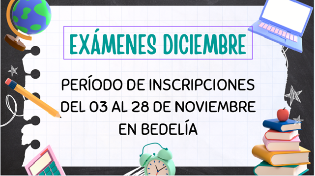 Calendario examenes